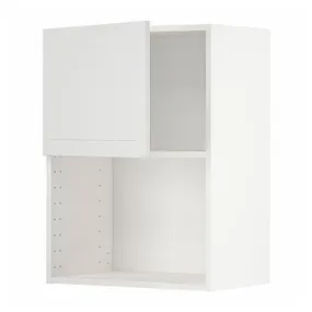IKEA METOD МЕТОД, навесной шкаф для СВЧ-печи, белый / Стенсунд белый, 60x80 см 394.553.44 фото