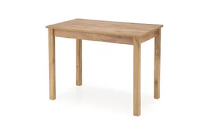 Обідній стіл розкладний HALMAR GINO 100-135x60 см, стільниця - дуб крафт, ніжки - дуб крафт фото