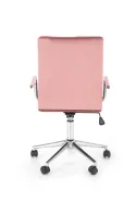 Крісло комп'ютерне офісне обертове HALMAR GONZO 4, рожевий оксамит фото thumb №6