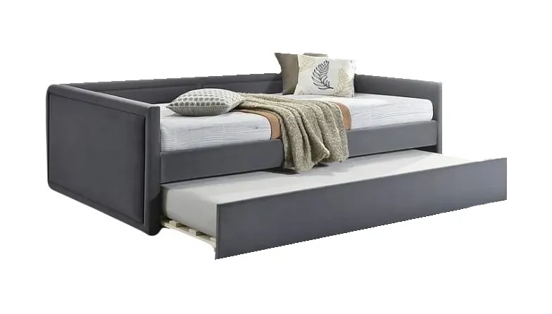 Кровать односпальная SIGNAL Elmo 120x200 см, серый фото №1