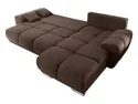 BRW Универсальный угловой диван Noti со спальной функцией и ящиком для хранения велюр коричневый NA-NOTI-LX.3DL.URC-G2_BD5554 фото thumb №3