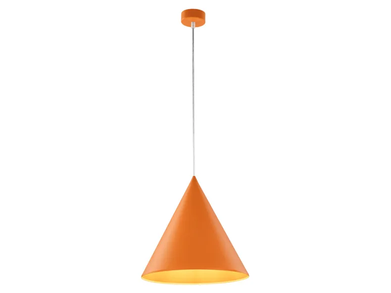 BRW Металевий підвісний світильник Cono Orange 32 см, помаранчевий 095095 фото №5