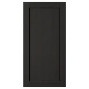 IKEA LERHYTTAN ЛЕРХЮТТАН, дверцята, чорна морилка, 40x80 см 003.560.57 фото