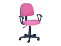 BRW Darian Bis, поворотне крісло рожеве, рожевий/чорний HALM/FOTEL-DARIAN_BIS-ROZOWY фото thumb №1