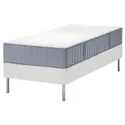 IKEA LYNGÖR ЛИНГЁР, тахта, Vågstranda medium hard / light blue white, 90x200 см 395.541.79 фото thumb №1