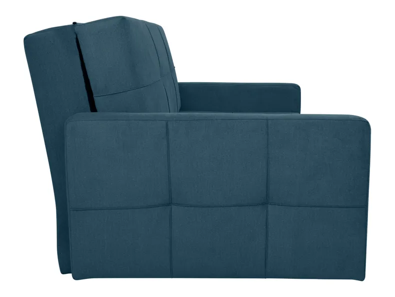 BRW Двомісний розкладний диван Bado з ящиком для зберігання темно-синій велюр, Cruse 528 Blue SO-BADO-2FBK-G2_BBA407 фото №3