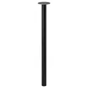 IKEA MITTCIRKEL МІТТЦІРКЕЛЬ / ADILS АДІЛС, письмовий стіл, жива сосна з ефектом чорного кольору, 120x60 см 595.085.39 фото thumb №5