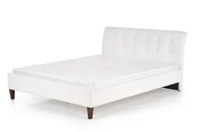 Ліжко двоспальне HALMAR SAMARA 160х200 см біле фото