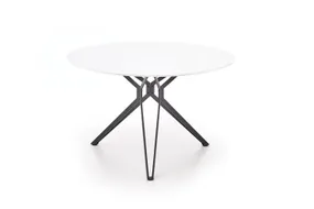 Кухонний стіл HALMAR PIXEL 120x120 см білий фото