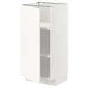 IKEA METOD МЕТОД, підлогова шафа з полицями, білий / ВАЛЛЬСТЕНА білий, 40x37 см 295.071.31 фото thumb №1