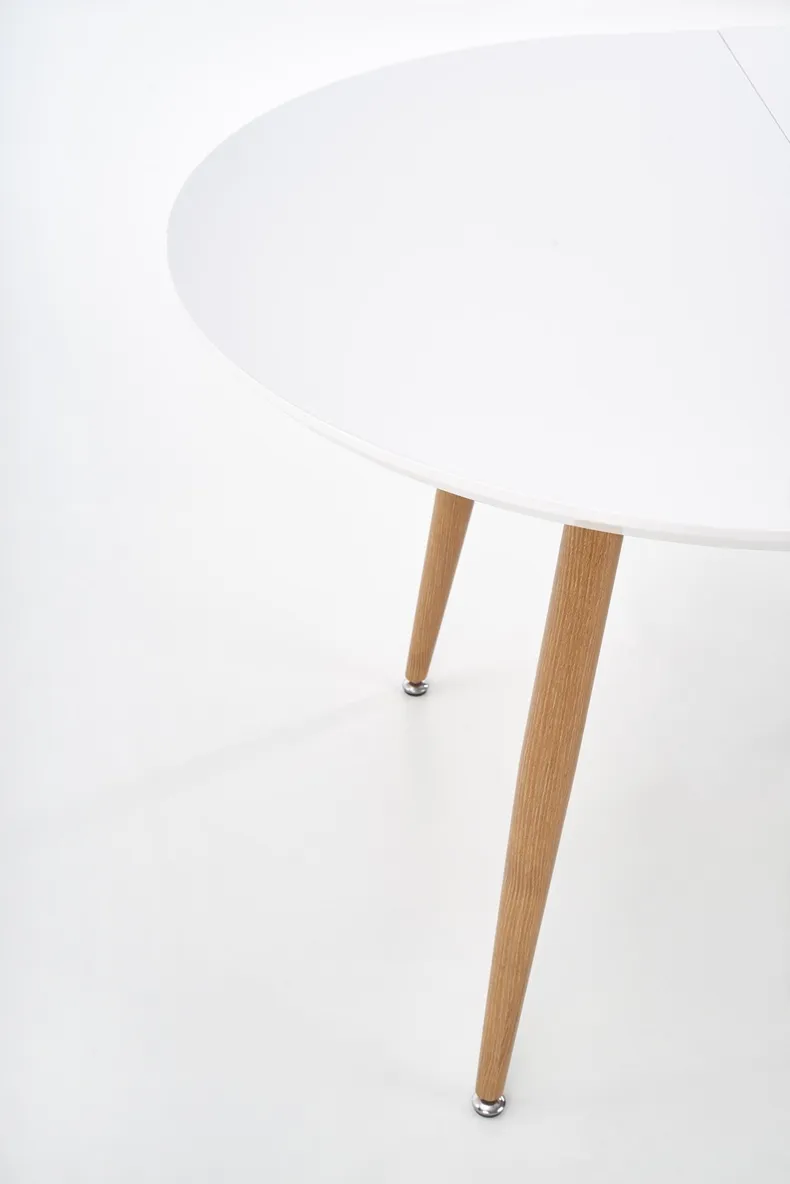 Кухонний стіл розкладний HALMAR EDWARD 120-200x100 см дуб медовий / білий; ніжки : дуб медовий фото №7