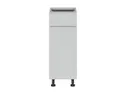 BRW Кухонный базовый шкаф Top Line 30 см левый с выдвижным ящиком светло-серый матовый, греноловый серый/светло-серый матовый TV_D1S_30/82_L/SMB-SZG/BRW0014 фото thumb №1