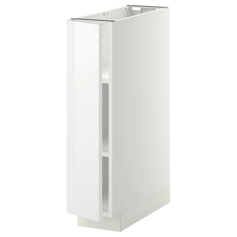 IKEA METOD МЕТОД, напольный шкаф с полками, белый / Рингхульт белый, 20x60 см 294.644.43 фото №1