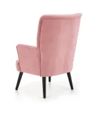 М'яке крісло оксамитове HALMAR DELGADO BLUVEL 52, рожевий фото thumb №4