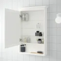 IKEA HEMNES ХЕМНЕС, шафа дзеркальна із 1 дверцятами, білий, 63x16x98 см 702.176.71 фото thumb №2