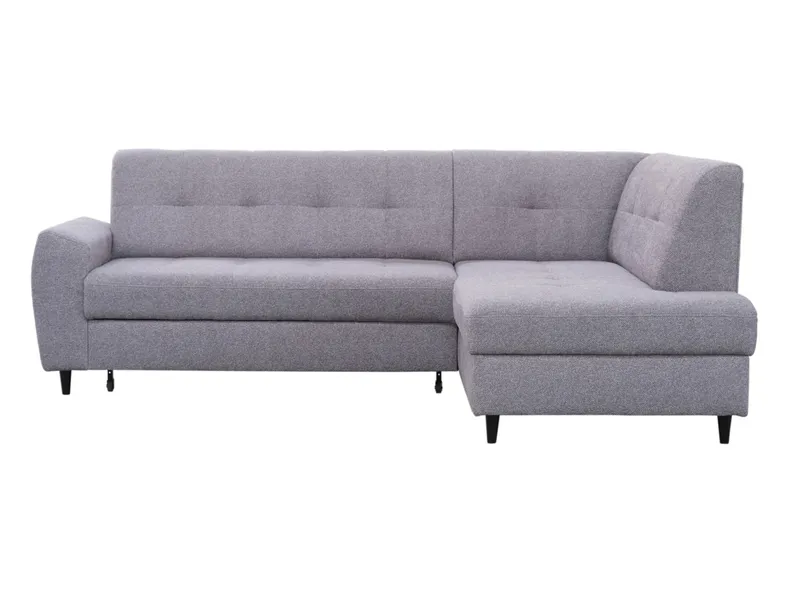BRW Кутовий розкладний диван Nola з ящиком для зберігання сірий, Бульбашка 06 NA-NOLA-2FP_UPL-G2_BD6132 фото №1
