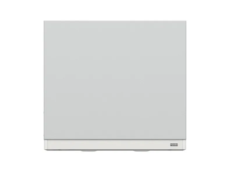 Кухонный шкаф BRW Top Line 60 см с вытяжкой поворотный белый глянец, греноловый серый/светло-серый матовый TV_GOO_60/50_O_FL_BRW-SZG/BRW0014/BI фото №1