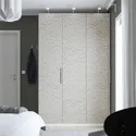 IKEA MISTUDDEN МИСТУДДЕН, дверь, серый / узор, 50x229 см 805.685.50 фото thumb №2