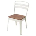 IKEA NORRMANSÖ НОРРМАНСЕ, стілець, вуличний, для приміщення / вулиці бежевий / акація 405.110.80 фото thumb №1