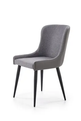 Кухонный стул HALMAR K333 светло-серый/темно-серый фото