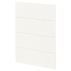 IKEA METOD МЕТОД, 4 фронтальні панелі для посудомийки, Вальстена біла, 60 см 595.072.43 фото