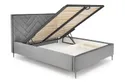 Узголів'я ліжка HALMAR MODULO W1 160 см сірого кольору. Моноліт 85 фото thumb №5