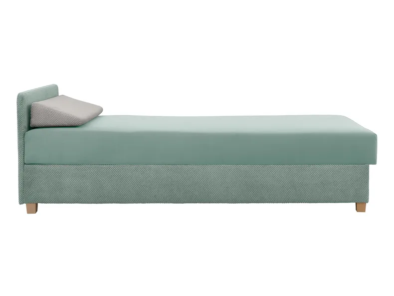 BRW Односпальний диван-ліжко Tito зелений велюр TA-TITO-LBK-G2_BA996E фото №1