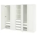 IKEA PAX ПАКС / GULLABERG ГУЛЛАБЕРГ, гардероб, комбинация, белый/белый, 250x60x201 см 795.637.61 фото thumb №1