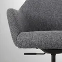 IKEA TOSSBERG ТОССБЕРГ / MALSKÄR МАЛЬШЕР, обертовий стілець, ГУННАРЕД темно-сірий / чорний 495.082.38 фото thumb №2