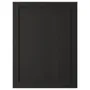 IKEA LERHYTTAN ЛЕРХЮТТАН, дверцята, чорна морилка, 60x80 см 303.560.65 фото