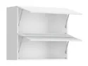 Кухонна шафа BRW Top Line 80 см з нахилом вітрини білий глянцевий, альпійський білий/глянцевий білий TV_G2O_80/72_OV/O-BAL/BIP фото thumb №3