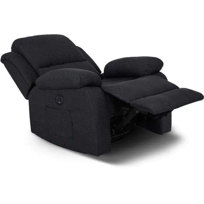 Масажне крісло MEBEL ELITE BONO 2, тканина: чорний фото №14