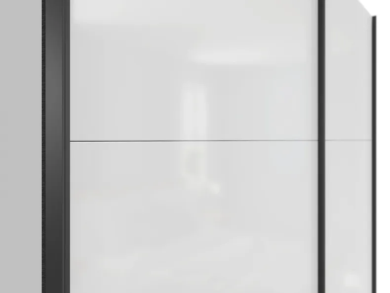 BRW Раздвижной шкаф-купе Tetrix 183 см белый глянец, белый глянец SZF/183-BIP фото №5