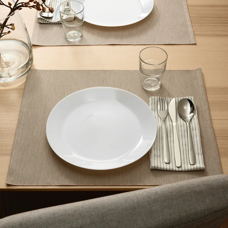 IKEA OFTAST ОФТАСТ, тарелка, белый, 25 см 302.589.13 фото №7