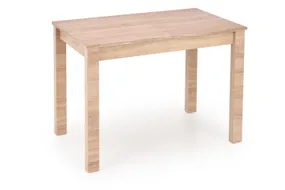Обеденный стол раскладной HALMAR GINO 100-135x60 см, столешница - дуб сонома, ножки - дуб сонома фото
