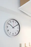 IKEA TJALLA ТЙАЛЛА, настінний годинник, низьковольтний / сріблястий, 28 см 805.408.82 фото thumb №5