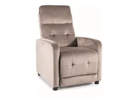 Крісло розкладне оксамитове SIGNAL OTUS Velvet, Bluvel 40 - темно-бежевий фото