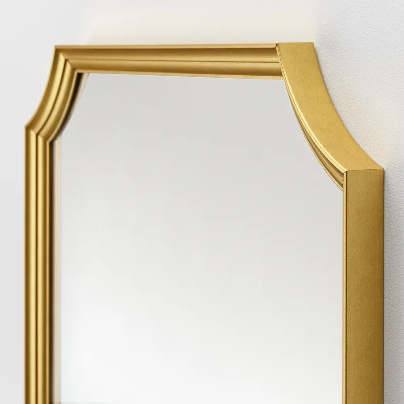 IKEA SVANSELE СВАНСЕЛЕ, зеркало, золотой цвет, 73x158 см 704.792.91 фото №3