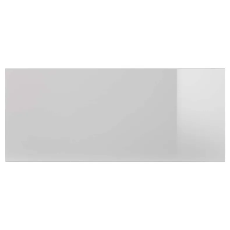 IKEA SELSVIKEN СЕЛЬСВИКЕН, фронтальная панель ящика, глянцевый светло-серый, 60x26 см 403.610.85 фото №1