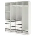 IKEA PAX ПАКС, гардероб, комбінація, білий, 200x58x236 см 093.314.30 фото thumb №1