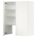 IKEA METOD МЕТОД, навесной шкаф д / вытяжки / полка / дверь, белый / Вальстена белый, 80x100 см 095.073.06 фото thumb №1