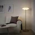 IKEA TÄLLBYN ТЭЛЛЬБЮН, светильник напольный, никель / опаловое белое стекло, 135 см 404.377.40 фото thumb №2