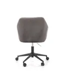 Кресло компьютерное офисное вращающееся HALMAR FRESCO, серый бархат фото thumb №3