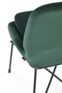 Кухонний стілець HALMAR K454 темно-зелений фото thumb №2