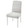 IKEA BERGMUND БЕРГМУНД, стул, белый / светло-серый 093.877.33 фото