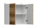 BRW Двухдверный кухонный шкаф Junona Line 60 см дуб делано светлый, белый/светлый дуб G2D/60/57-BI/DDJ фото thumb №3