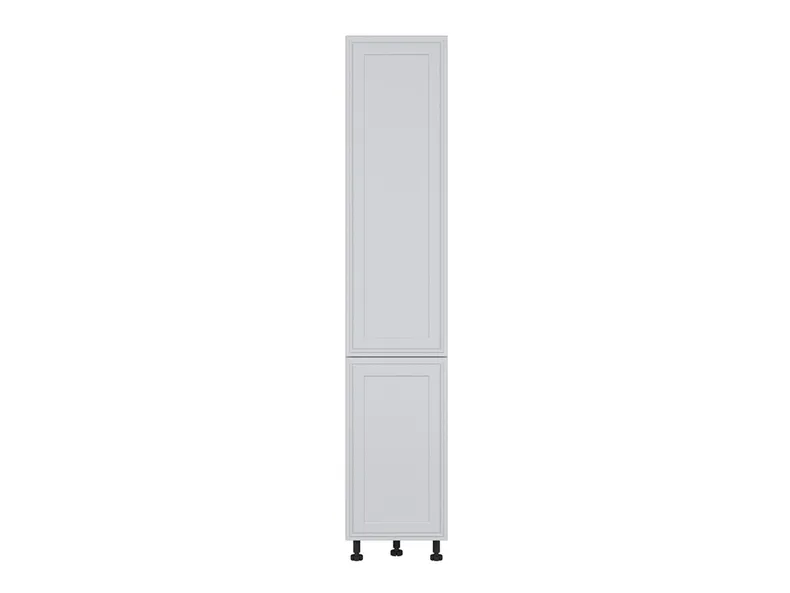 BRW Кухонна шафа Verdi висотою 40 см з кошиком для речей світло-сіра матова, гренола сірий/світло-сірий матовий FL_DC_40/207_CC-SZG/JSZM фото №1