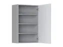 BRW Верхний кухонный шкаф Верди 60 см правый светло-серый матовый, греноловый серый/светло-серый матовый FL_G_60/95_P-SZG/JSZM фото thumb №3