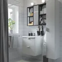 IKEA ENHET ЕНХЕТ, ванна, антрацит / білий, 64x43x65 см 095.474.73 фото thumb №2