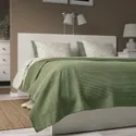 IKEA INDIRA ИНДИРА, покрывало, серо-зеленый, 230x250 см 005.826.25 фото thumb №5